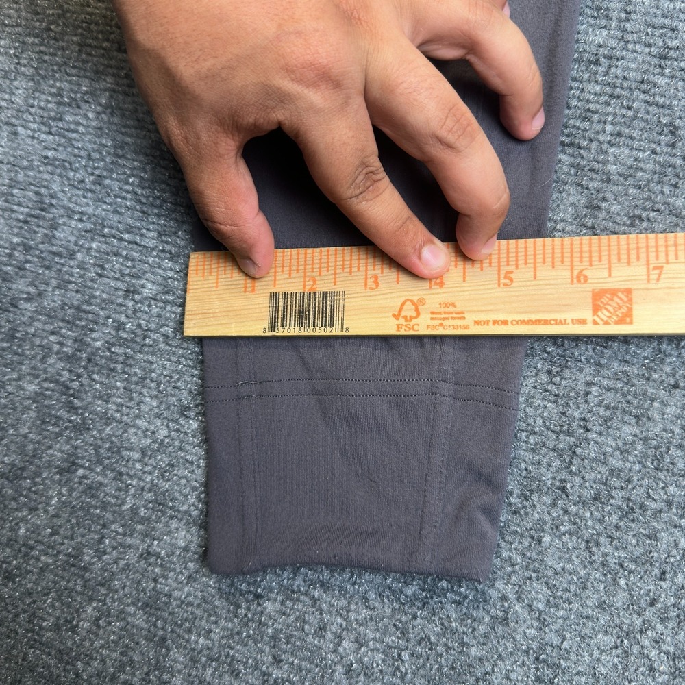 Lululemon Run On Jogger Pants Womens 8 Gray Dark Carbon Tapered Athletic Stretch - Picture 13 of 14